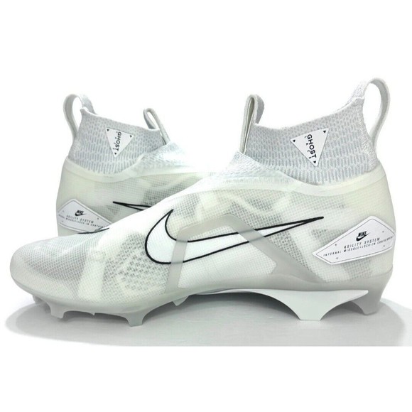 Size 10 Men\'s Nike Alpha Menace Elite 3 Football Cleats Pure Platinum CT6648-109 main image 15